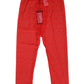 Red Logo Lace Tight Midi Trousers Underwear