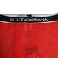 Red Logo Lace Tight Midi Trousers Underwear