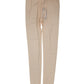 Beige Nylon Logo Lace Leggings Pants Underwear