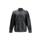 Black Polyester Bomber