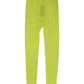 Neon Green Nylon Logo Lace Leggings Pants Underwear