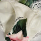 White Silk Satin Floral Lace Trim Slip Underwear