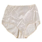 Off White Silk High Waist Girdle Panty Underwear