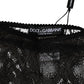 Black Nylon Stretch High Waist Panty Underwear