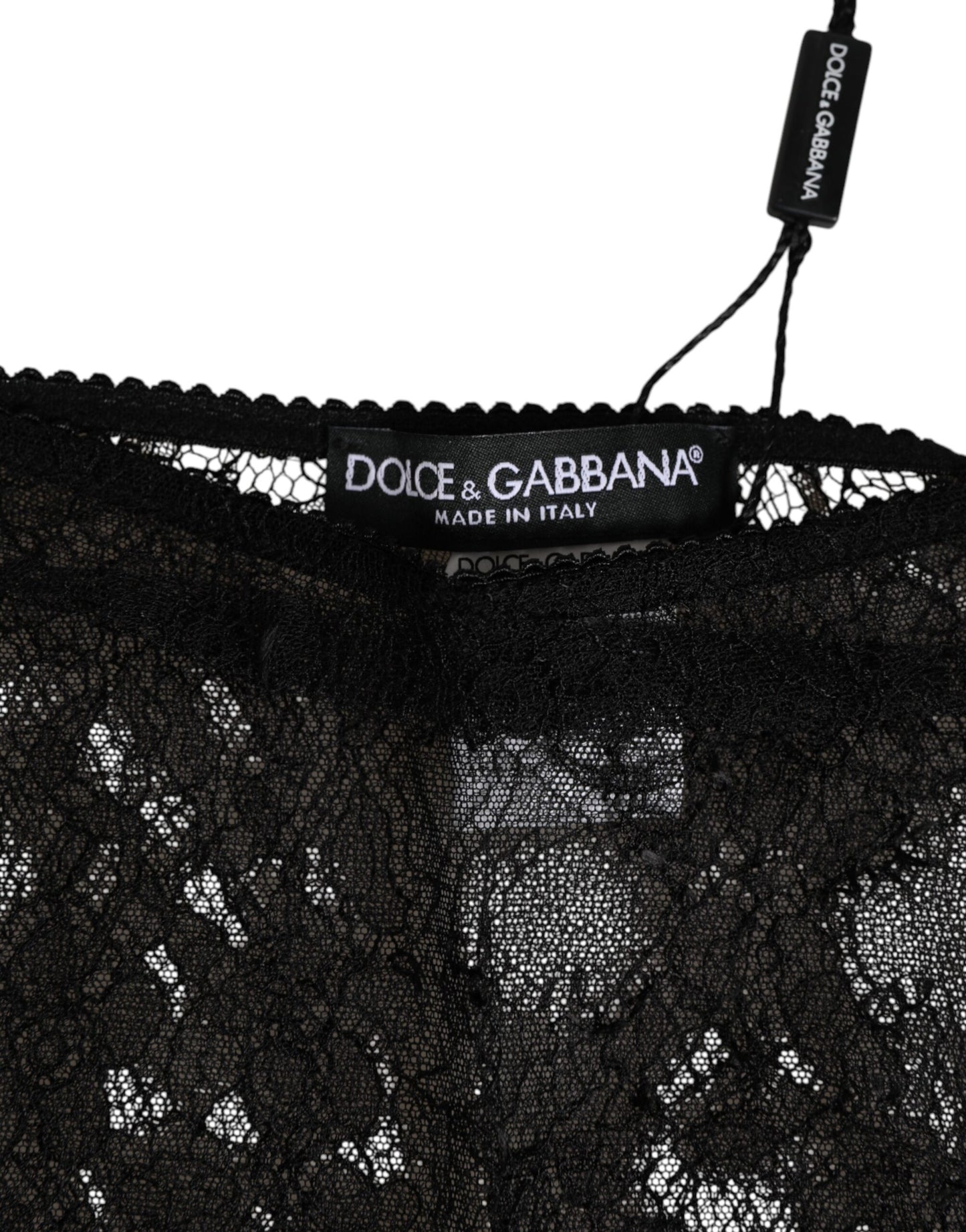 Black Nylon Stretch High Waist Panty Underwear
