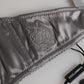 Gray Silk Underwired Balconette Bra Underwear