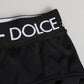 Black Nylon Logo Waistband Shorts Underwear