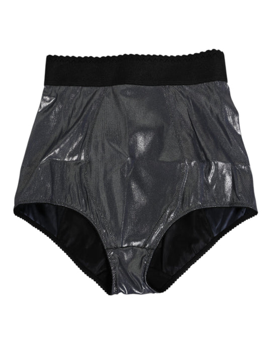 Gray Silk Stretch Slip Girdle Panty Underwear