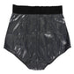 Gray Silk Stretch Slip Girdle Panty Underwear