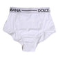 White Nylon Logo Waistband Coulotte Underwear
