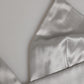 Gray Silk Satin Triangle Soft Cup Bra Underwear