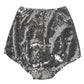 Silver Nylon Sequined Slip Girdle Panty Underwear