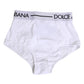 White Nylon Logo Waistband Panty Underwear