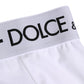 White Nylon Logo Waistband Panty Underwear