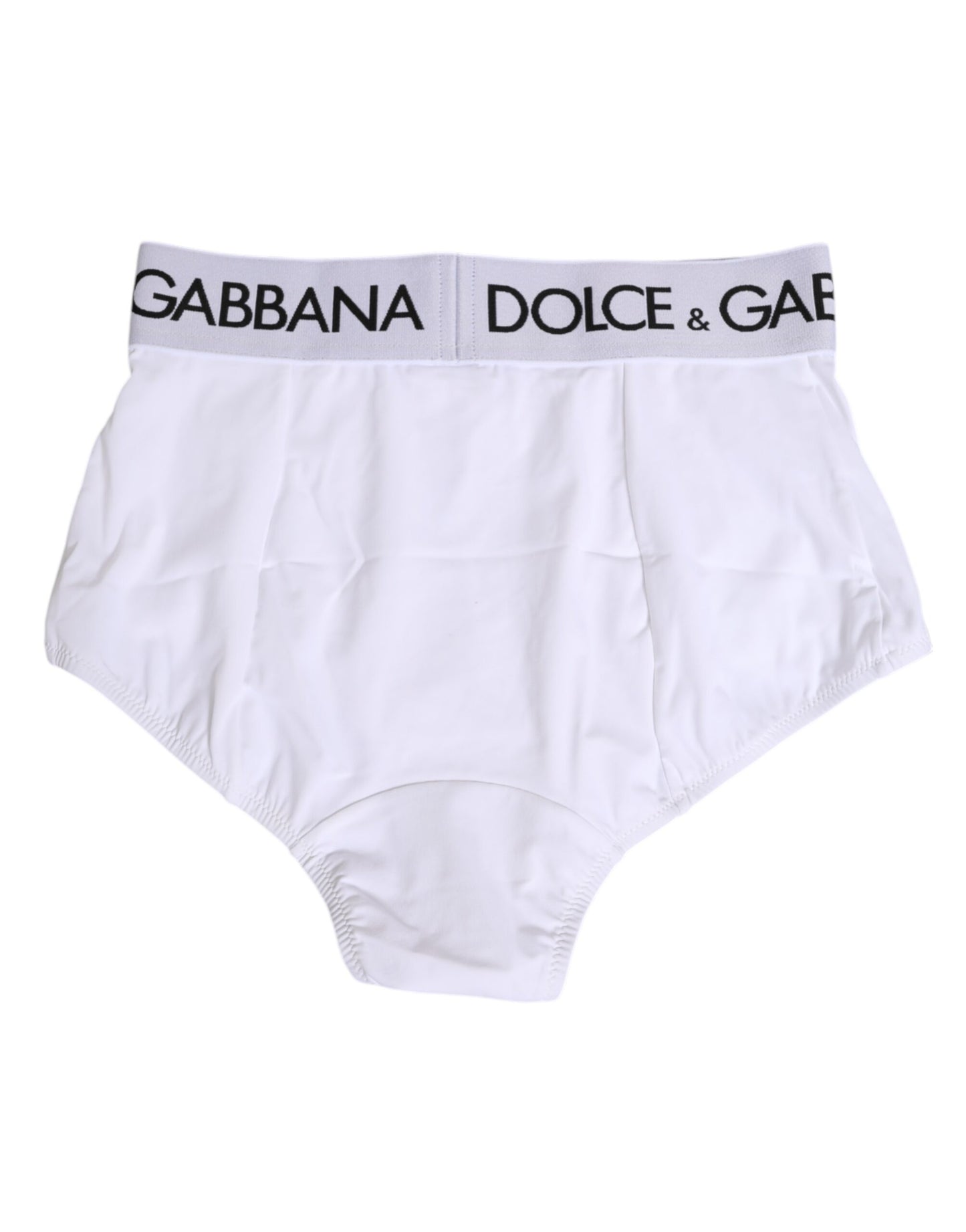 White Nylon Logo Waistband Panty Underwear