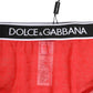 Red Nylon Logo Waistband Brief Panty Underwear