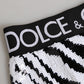 Black White Stripes High Waist Panty Underwear