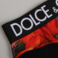 Black Floral Print High Waist Panty Underwear