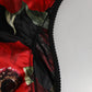 Black Floral Print High Waist Panty Underwear