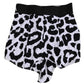 White Leopard Nylon High Waist Girdle Underwear