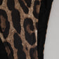 Brown Leopard Triangle Tanga Panty Underwear
