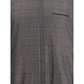 Zipped Jacket with Brown and Blue checked motif