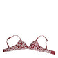 Red White Logo Mania Soft Cup Bra Underwear