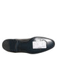 Black Calfskin Leather Derby Men Dress Shoes