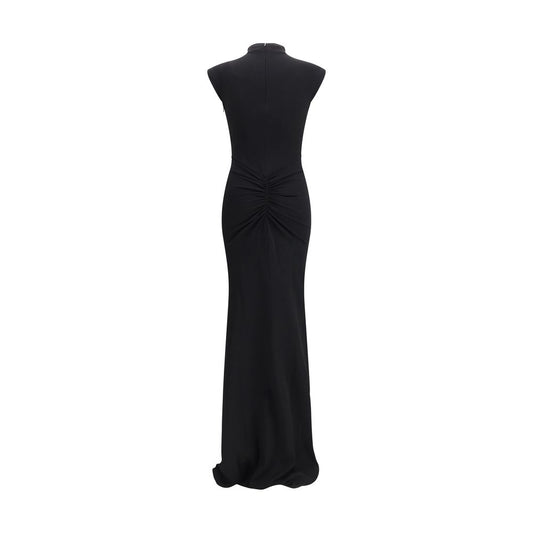 Black Viscose Cocktail Dress