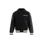 Black Fleece Wool Bomber
