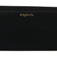 Black Leather #DGFAMILY Zipper Continental Mens Wallet