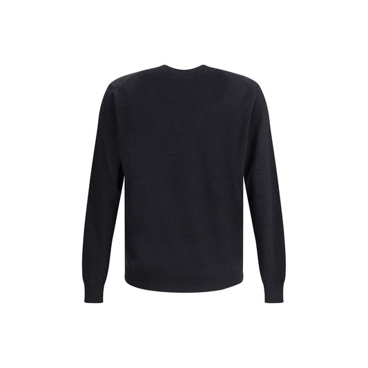Black Fleece Wool Sweatshirt