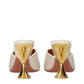 Beige Fabric Slippers