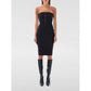 Black Cotton Casual Dress