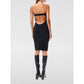 Black Cotton Casual Dress