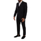 Black Wool Three-Piece Suit