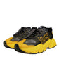 Black Yellow Daymaster Low Top Sneakers  Shoes