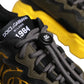 Black Yellow Daymaster Low Top Sneakers  Shoes