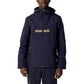 Blue Polyester Shell Jacket