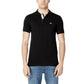 Black Cotton Polo Shirt