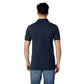 Blue Cotton Polo Shirt