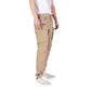 Beige Cotton Relaxed Fit Jeans