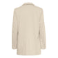 Beige Recycled Polyester Blazer