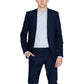 Blue Polyester Blazer