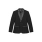 Black Polyester Blazer