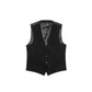 Black Polyester Waistcoat