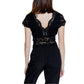 Black Polyamide Top