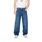 Blue Recycled Cotton Relaxed Fit Jean