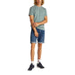 Blue Cotton Bermuda