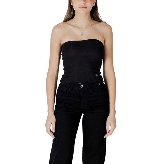 Black Recycled Cotton Top